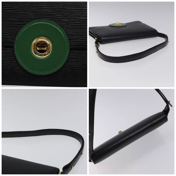 LOUIS VUITTON Epi Free Run Shoulder Bag Green Black M52414 LV Auth 115150 - Picture 16 of 16